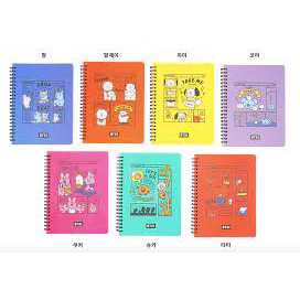 BT21 EPOXY PP COVER NOTE I Buku BT21 I Notebook BT21 I Koleksi BT21