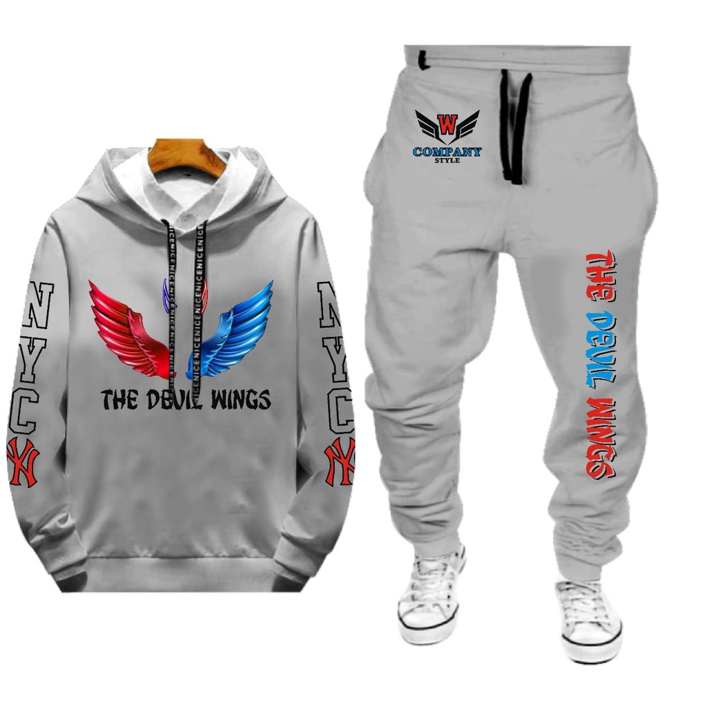 STELAN 1 SET SWEATER DAN CELANA WINGS