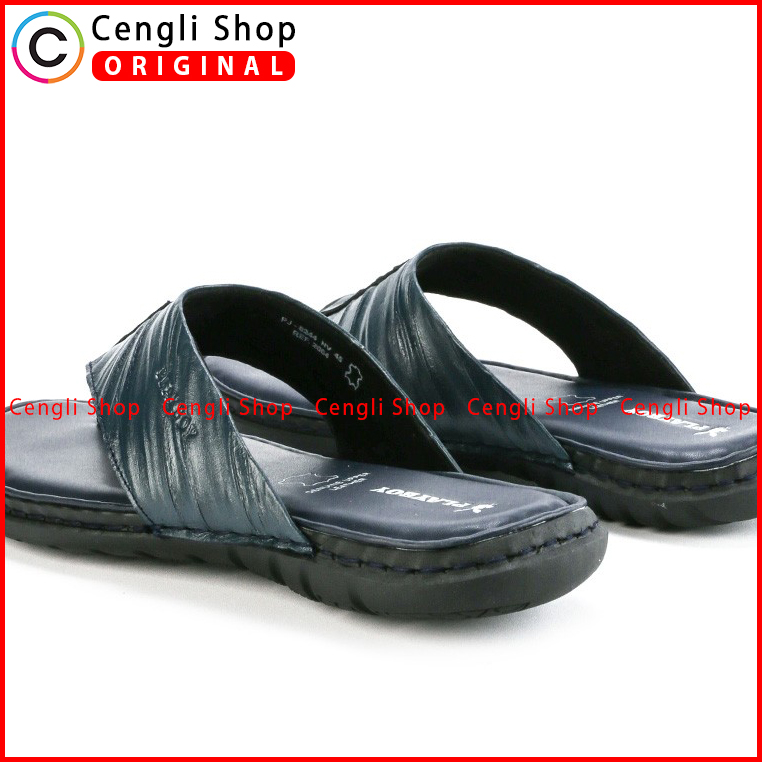 PLAYBOY SANDAL JEPIT KULIT CASUAL PRIA BRANDED ORIGINAL TERBARU PLH7