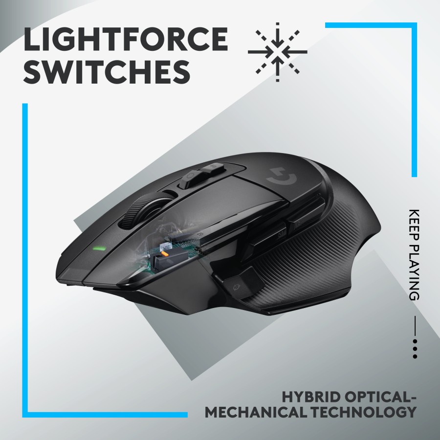 Logitech G502 X LIGHTSPEED Mouse Gaming Wireless HERO 25K DPI