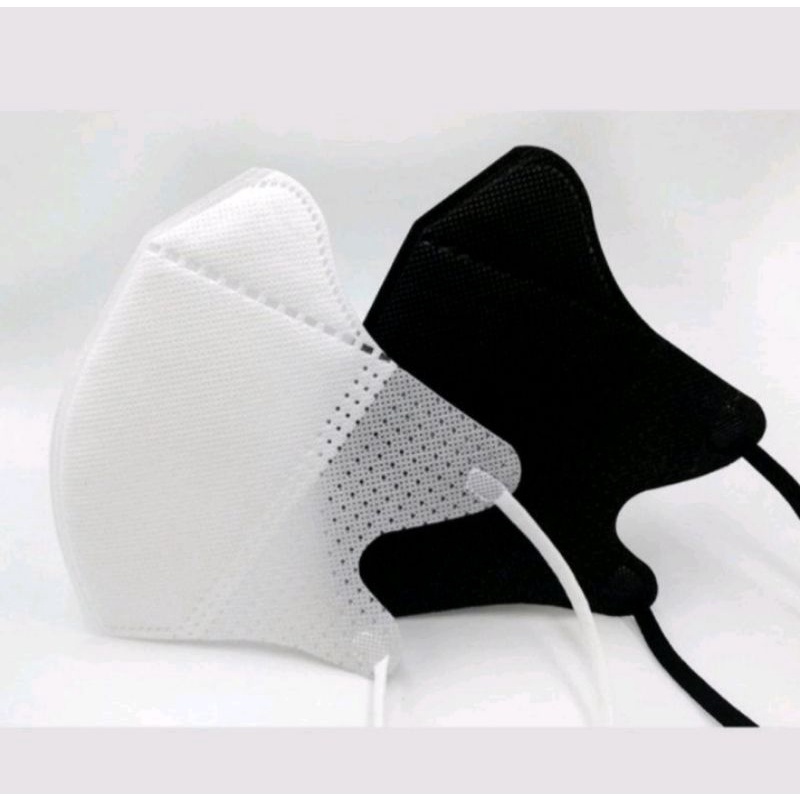 Masker Duckbill Ecer 1 PCS Warna Hitam, Putih dan Warna Warni - Alkindo