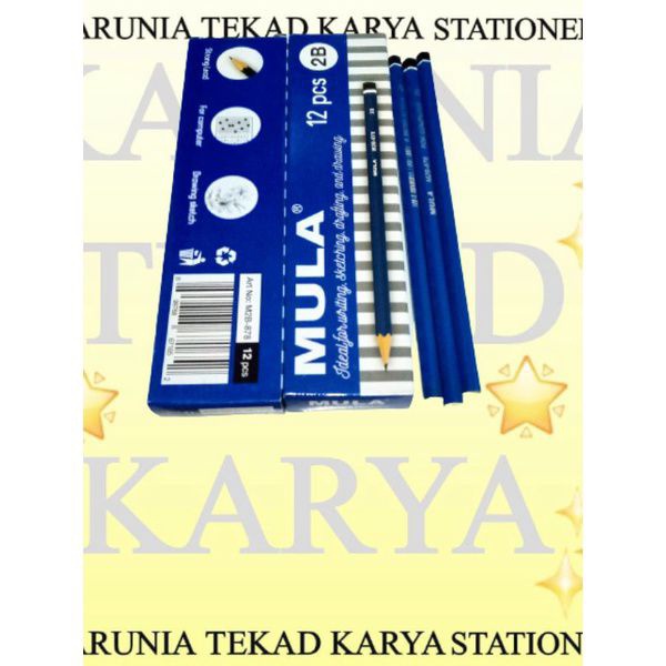 

PENSIL 2B MERK MULA SATUAN LUSIN