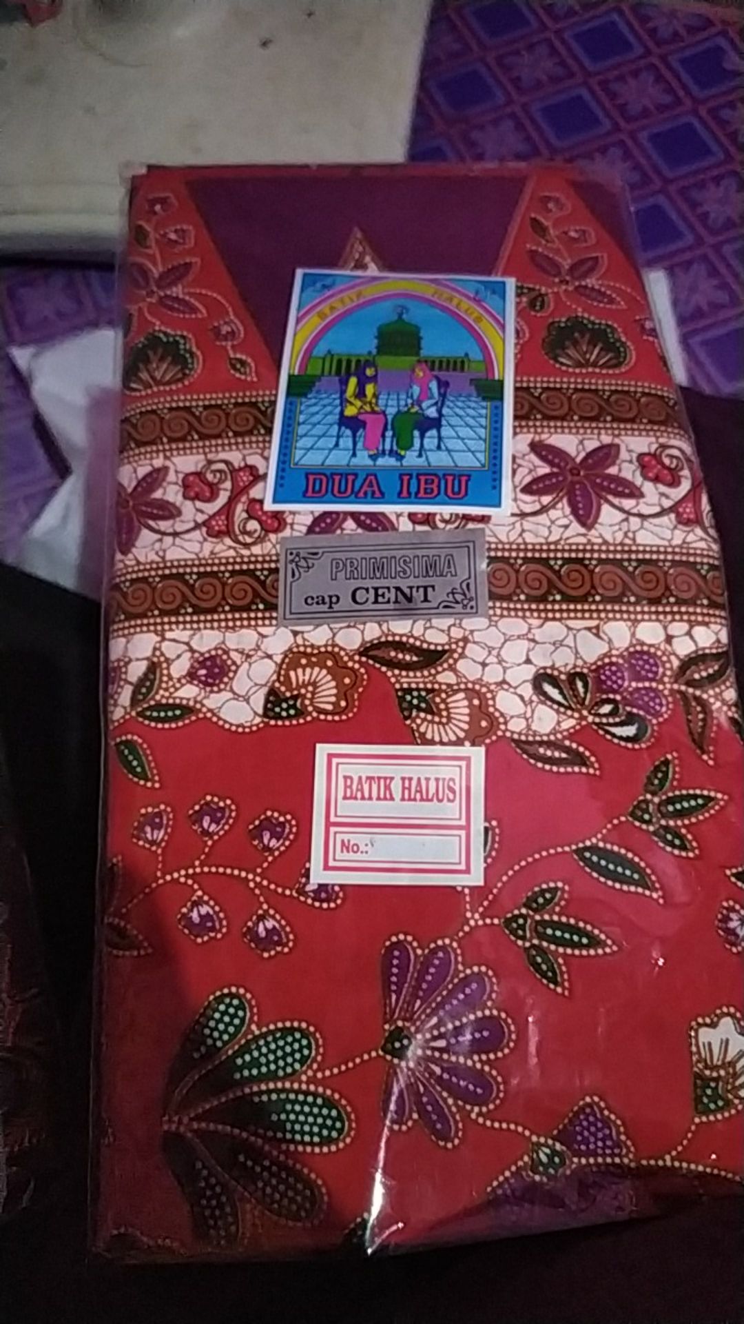 Sarung Murah Bagus  Batik Wanita Cap Cent Sudah Jahit Siap Pakai