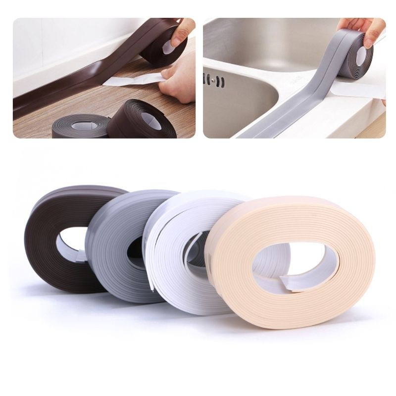 Tape Seal Sealant Dinding Dapur Kamar Mandi Waterproof 38mm HD-006-38