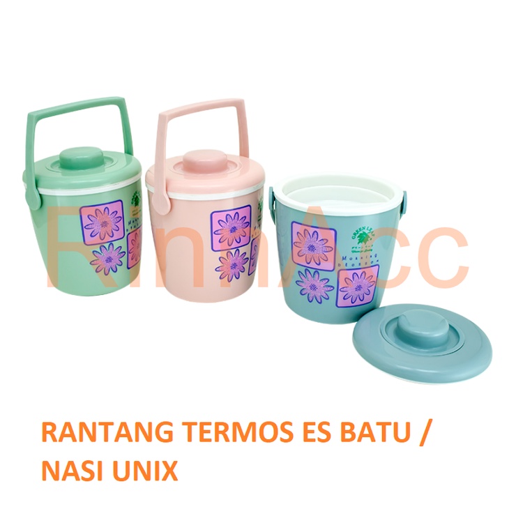 Termos Es Batu - Termos Tempat Nasi - Ice Bucket UNIX Rantang Tunggal Termos GL1235 &amp; GL1220