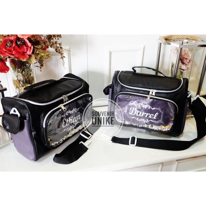 

PROMO TRAVEL BAG SPARKLE Premium Souvenir Ulang Tahun Goodie Bag Murah Unik Custom Hampers Pesta