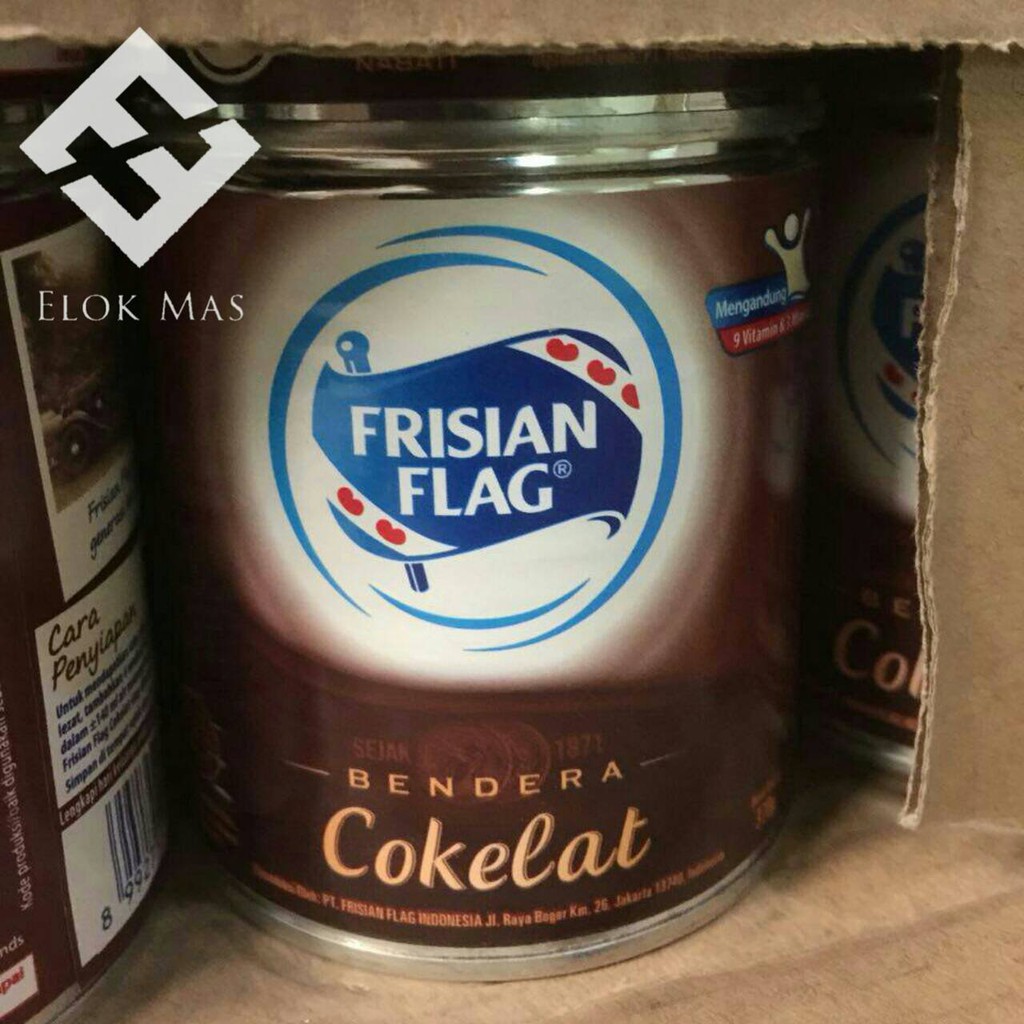 SKM Susu Kental Manis Kaleng Bendera Frisian Flag COKLAT ...