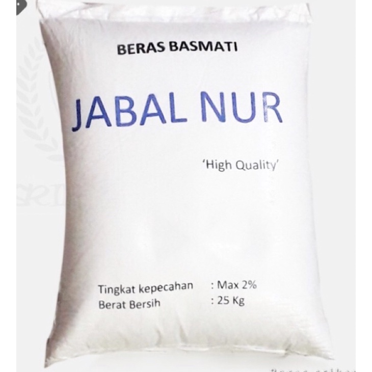 

Beras Basmati Jabal Nur Re-pack 5kg