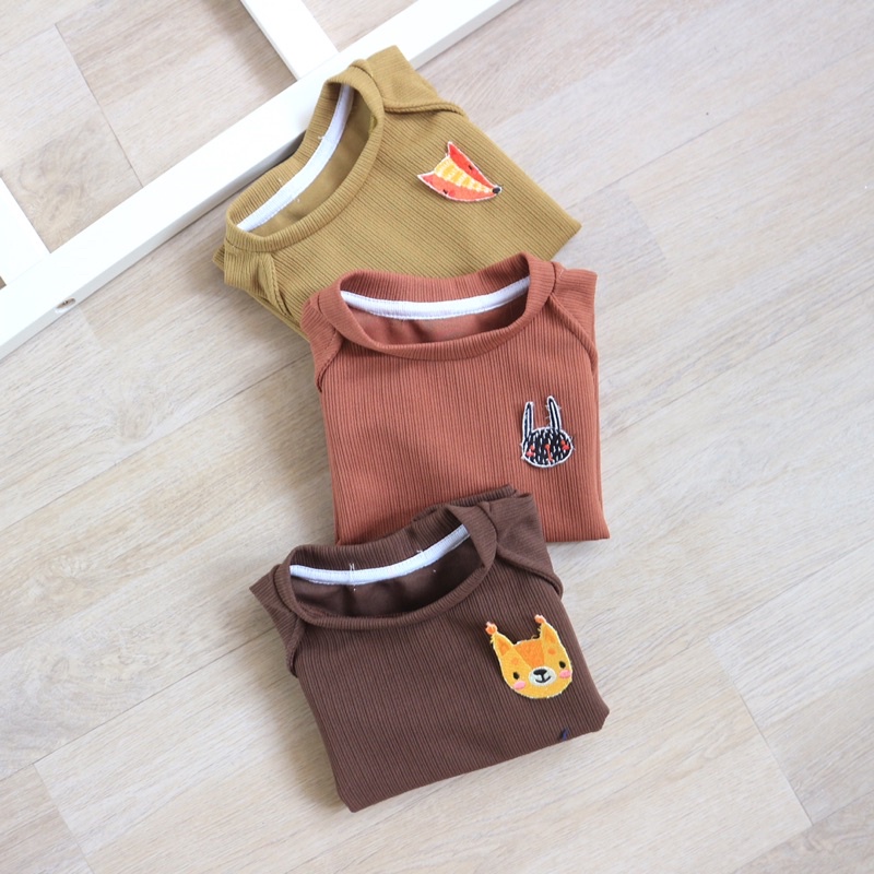 Baju Kaos Polo Shirt Atasan Lengan Pendek Anak Bayi Laki Laki Perempuan 1 2 3 4 5 Tahun Katun Oblong Anak Kaos Nonton-1
