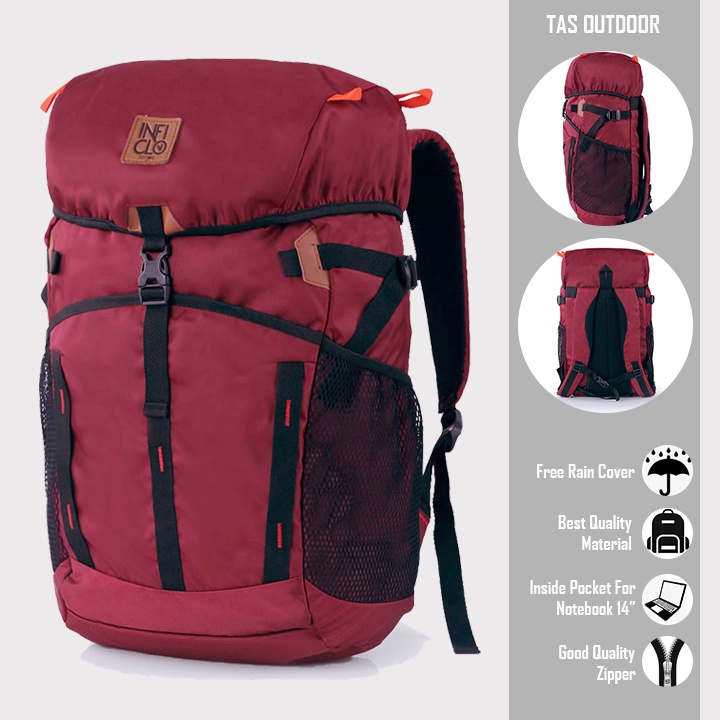 Tas Gunung 40 Liter Ransel Hiking Semi Carrier 40L 406