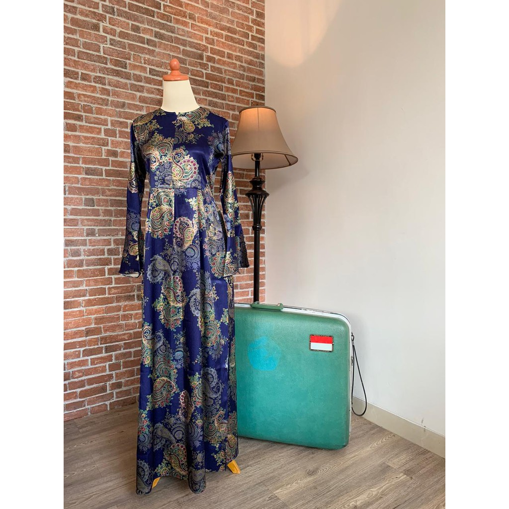 GAMIS Premium Busui Friendly Merk Kinandara Bahan Armani Silk