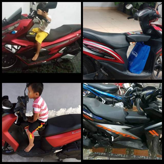 Jok anak motor honda / Tempat duduk anak di motor / boncengan anak single / goncengan anak karakter