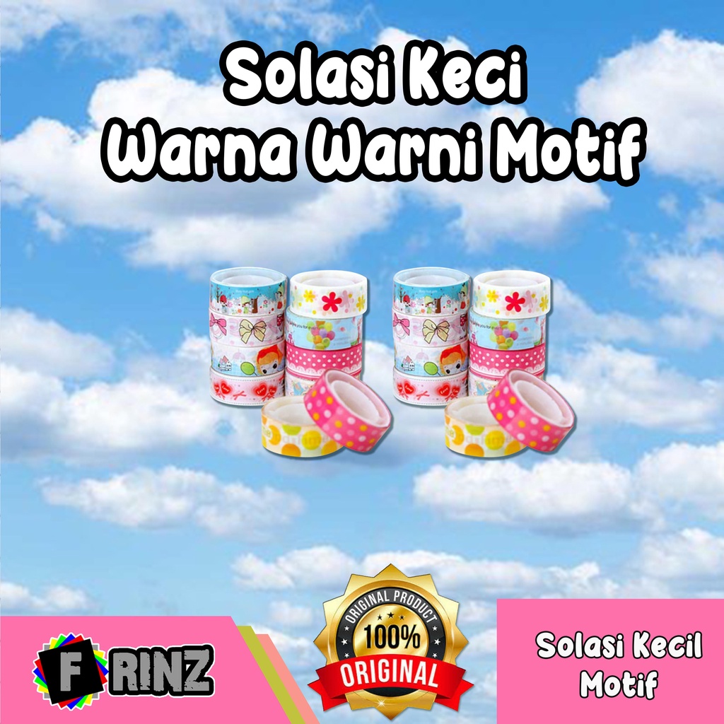 

ATK ~ Solasi Kecil Warna Warni Motif