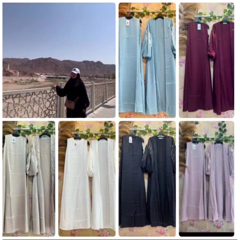 Dress Rompi Panjang versi umroh Shella