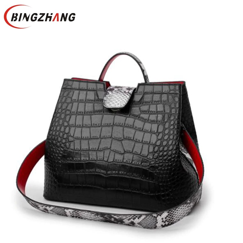 snakeskin bag strap