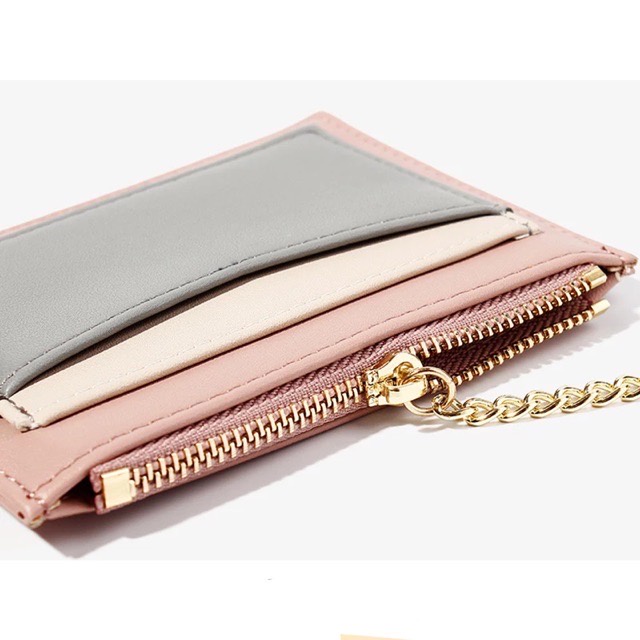 DOMPET LIPAT MINI POLOS Fashion Wanita Impor - MIKHAMART