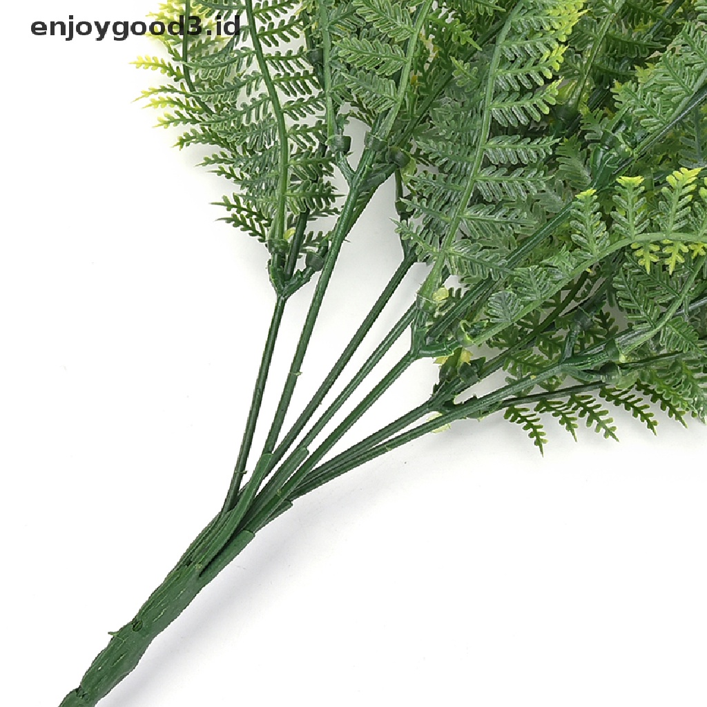 【Rready Stock】 7 Branches Artificial Asparagus Fern Grass Plant Flower Home Floral Accessories （ID）