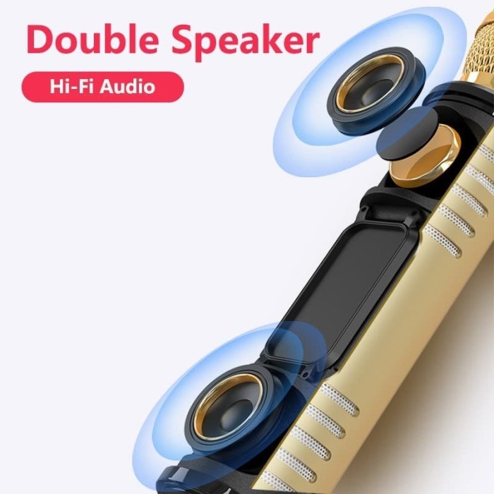 Mic Wireless Bluetooth K6/Microphone Karaoke Stereo Sound player/Mikropon Speaker Super Bas Ktv