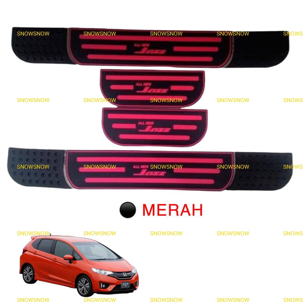 Sillplate Samping Grand All New Jazz 2014 2020 2022 UP Hitam Merah Abu