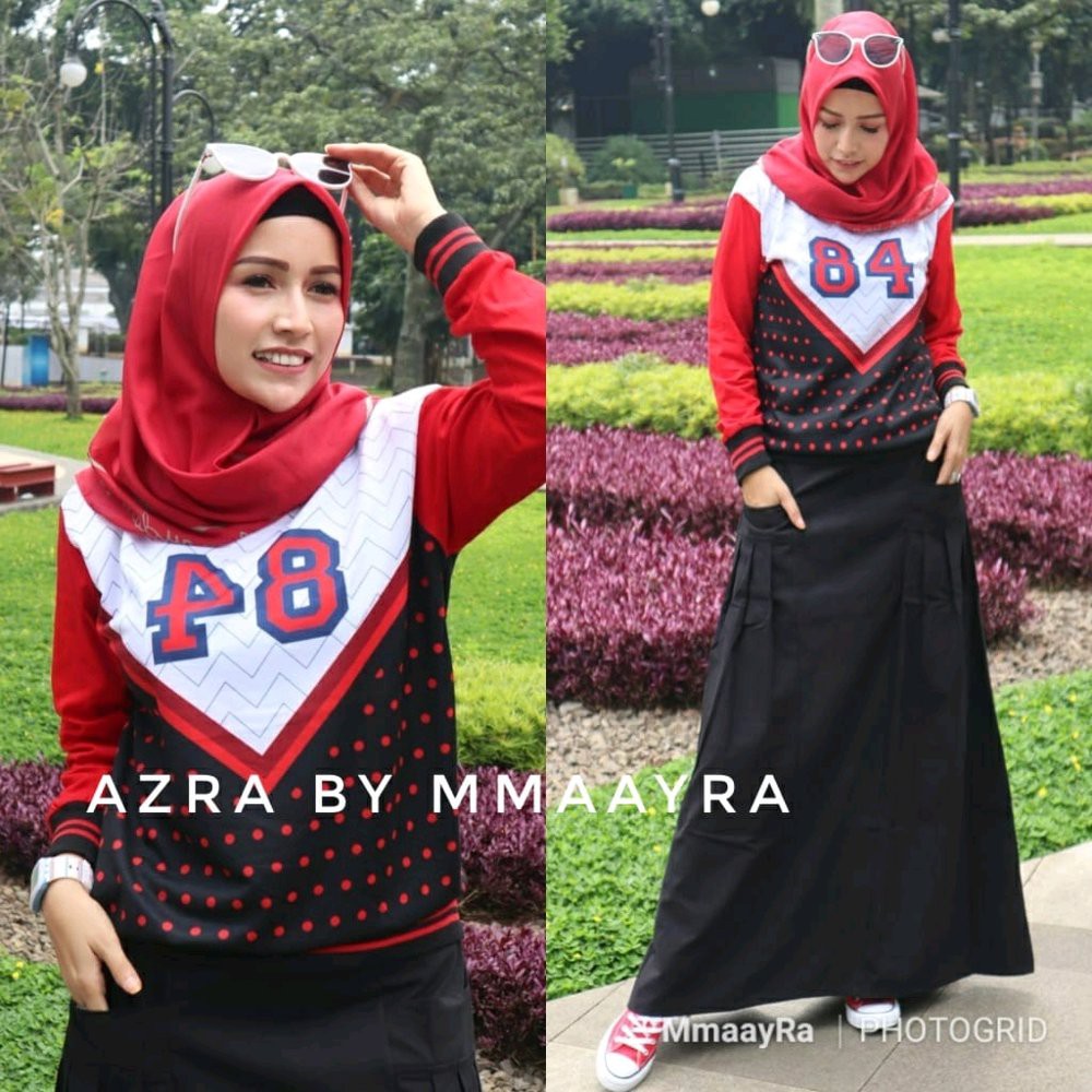 TERLARIS AZRA Set Rok By MmaayRa muslimah