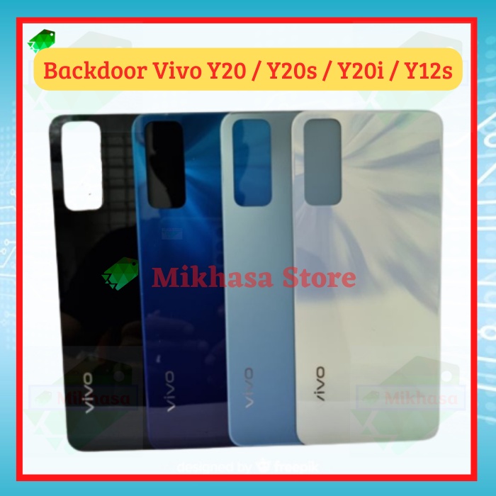 Tutup Belakang Vivo Y20 Y20s Y20i Y12s Backcover Backdoor Backdor back case kesing Casing Back Casin