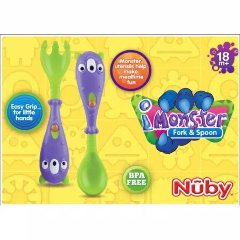 Nuby Monster Spoon and Fork