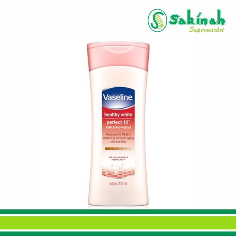 Vaseline Lotion Healthy White Perfect 10 200ml