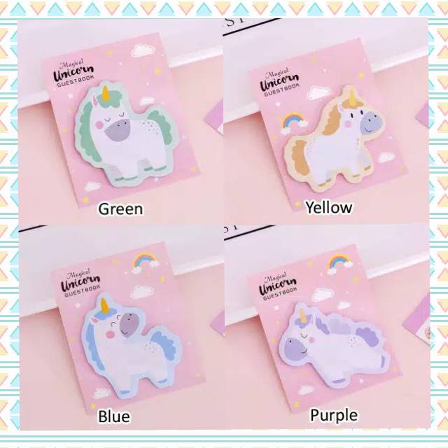 

Unicorn Sticky note/ unicorn sticky notes/ memo/paste bookmark
