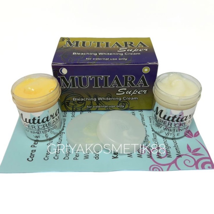 CREAM MUTIARA SUPER SIANG &amp; MALAM LUSINAN [box ungu]