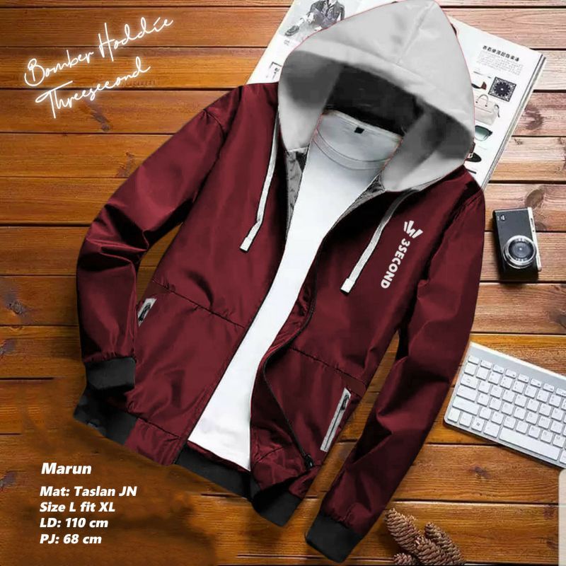 JAKET BOMBER THREE SECOND / BOMBER 3SECOND / BOMBER 3S