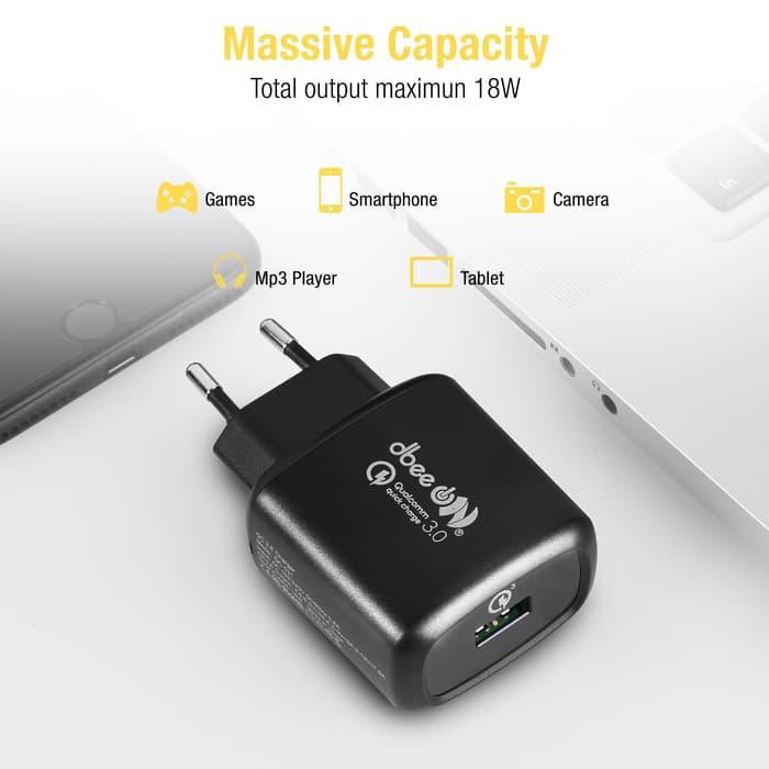 D-bee Wall Charger QC 3.0 18Watt QC-031