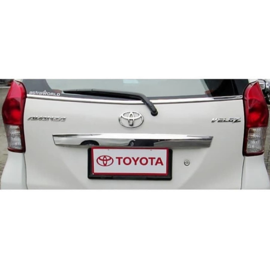 Trunk Lid List Bagasi Pintu Belakang All New AVANZA XENIA 2012-2015 Chrome