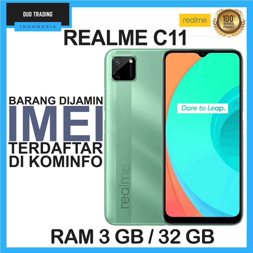 REALME C11 Ram 3Gb Rom 32Gb Garansi Resmi Realme Indonesia