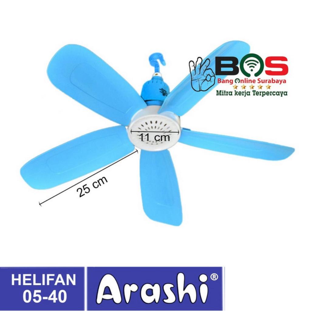 Kipas Angin Gantung Helifan 05 - 40 Arashi AR-228 05-40 25 Watt Kipas Angin Plafon