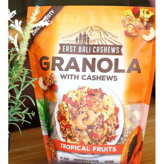 GRANOLA CLUSTER EAST BALI CASHEWS 400gr - MIX VARIAN