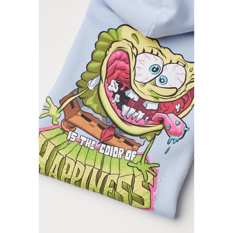 Hoodie Spongebob Happiness H&amp;M ORIGINAL ( FAHMI NM)