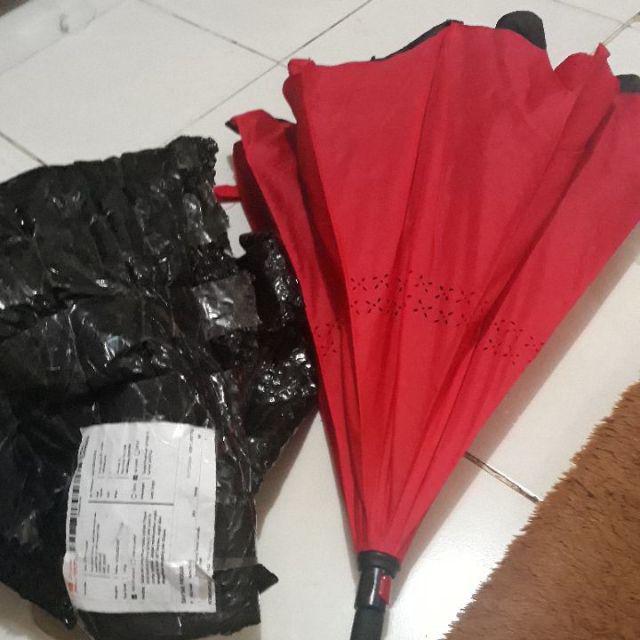 Termurah - Payung Terbalik Kazbrella - Peralatan Hujan