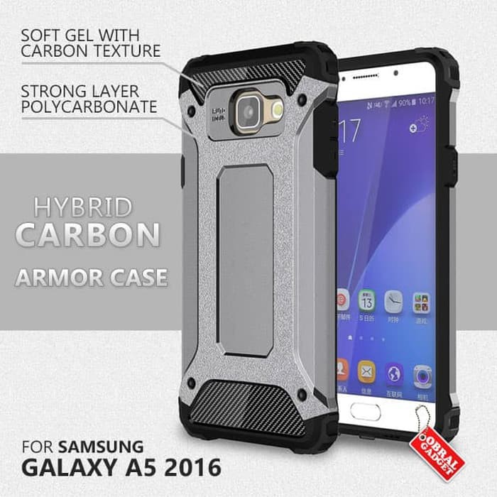 Samsung Galaxy A5 2016 Hybrid Shockproof Slim Armor Hard & Soft Case