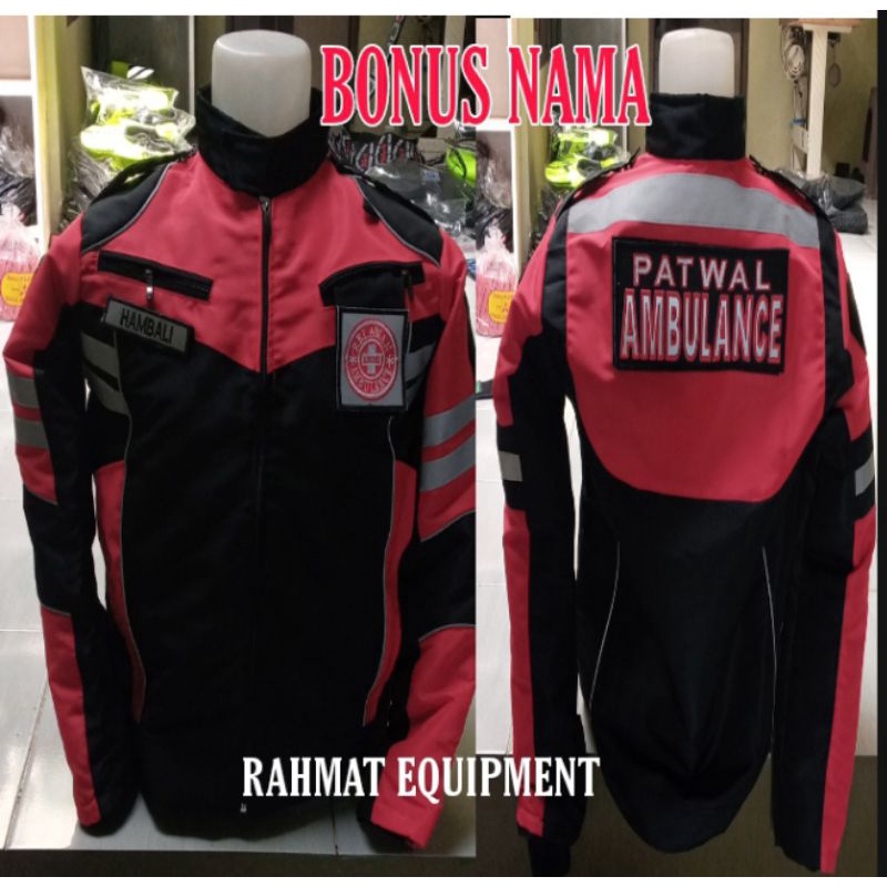 Jaket Relawan Ambulance Jaket patwal ambulance murah