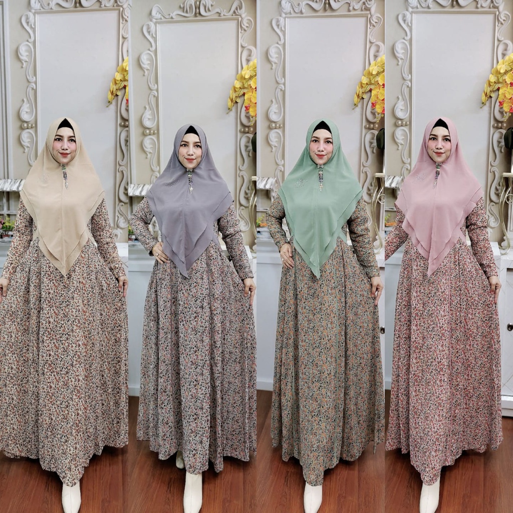 Tania Syari Part 1  By Gallery Maryam id ORI Hijab Gamis Syar'i Original Kekinian Terlaris Termurah 