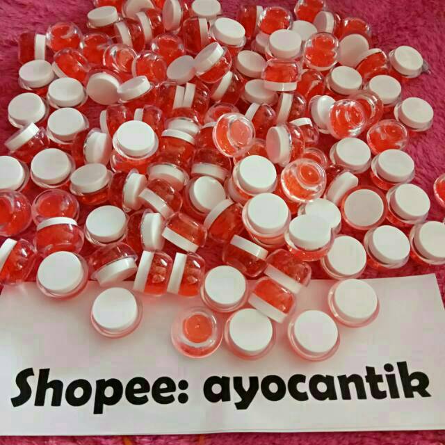 KHUSUS GROSIR MINIMAL 1 LUSIN Cream Jelly Pink / Jelly Red / Jelly Blue / Jelly Green/ Jelly white