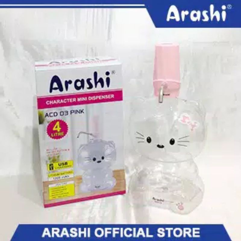 dispenser elektrik galon arashi karakter