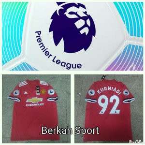Jersey MU Home Full Patch BPL dan Cetak Nama nomor 17 18 Official Terbaik