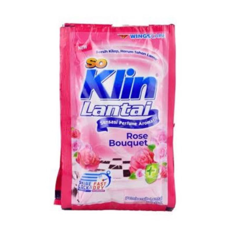 SO KLIN LANTAI ( 25ML X 6 PCS ) | SEREH | CITRUS LEMON | ORANGE JERUK | UNGU PURPLE LAVENDER | ROSE BOUQUET