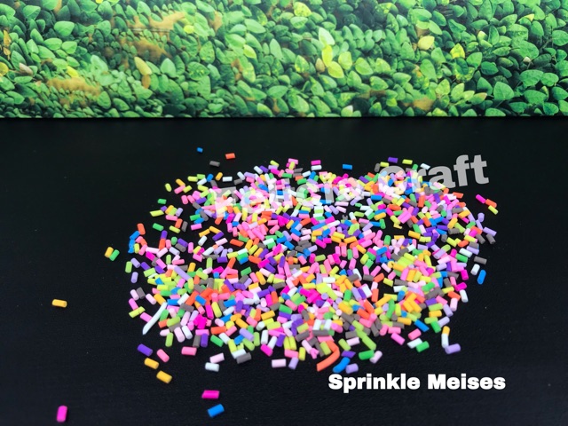 Sprinkle Slime Hiasan Slime Fake Meses