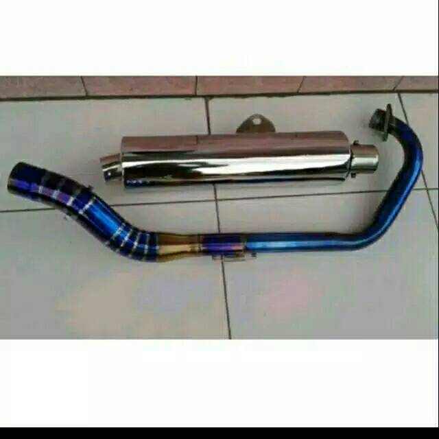 KNALPOT CKD IMI standar LEHER BLUEMOON for SATRIA FU VIXION SONIC TIGER DLL