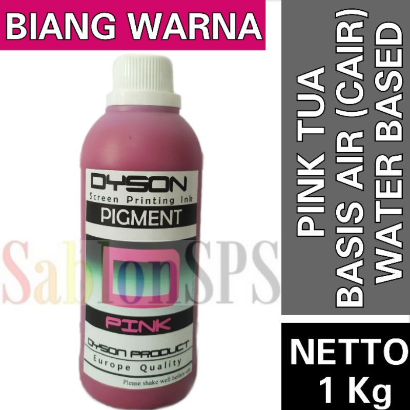 BIANG WARNA CAT SABLON WARNA PINK TUA 1KG