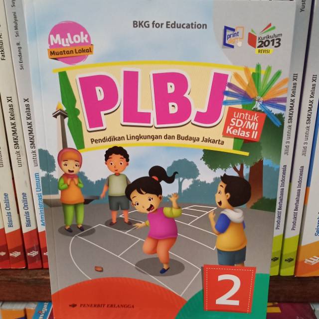 Plbj Erlangga Sd Kelas 2 K13 Revisi 100 Original Shopee Indonesia