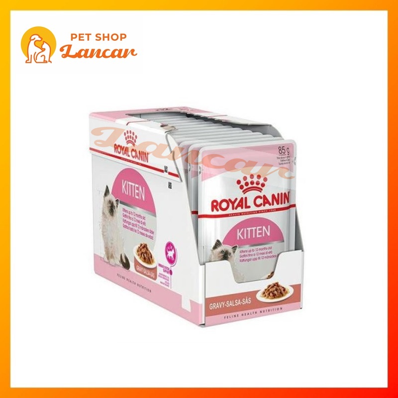 royal canin kitten pouch gravy - makanan basah anak kucing 85gr