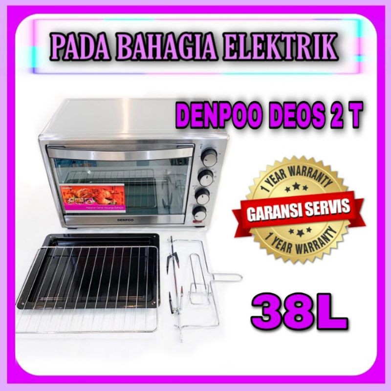 Oven Kapasitas Besar DENPOO DEO 2T 38